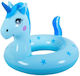 Jilong Kinder Schwimmringe Einhorn mit Durchmesser 70cm Blau