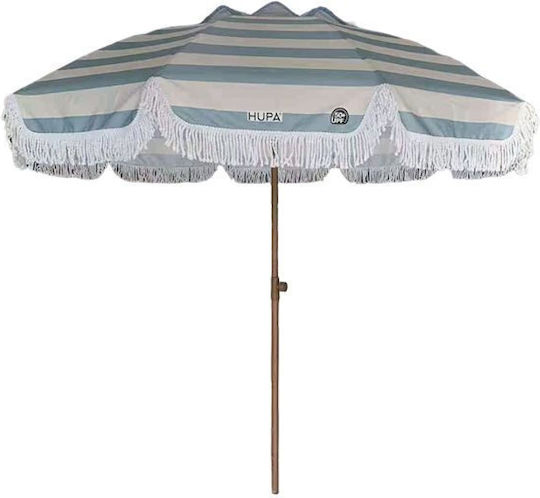 Hupa Nostos Beach Umbrella Diameter 2m with UV Protection and Air Duct Veraman