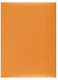 Office Products File Folder with Elastic Band and Ears for A4 Paper Orange