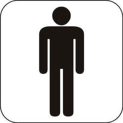 Sticker 12 X 12 Cm Preventa Men