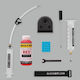 Shimano Premium Kit De Scurgere Roșu