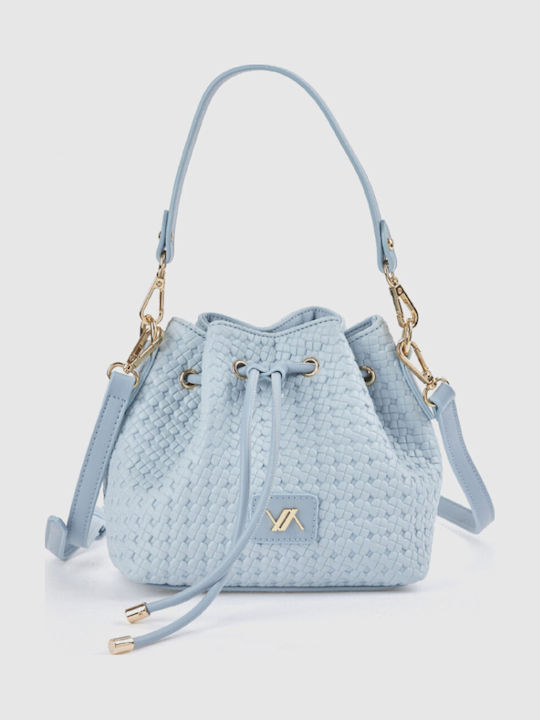 Verde Women's Shoulder Bag Light Blue