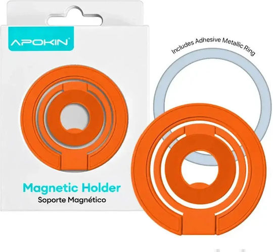 Apokin Ring Holder Κινητού σε Πορτοκαλί χρώμα