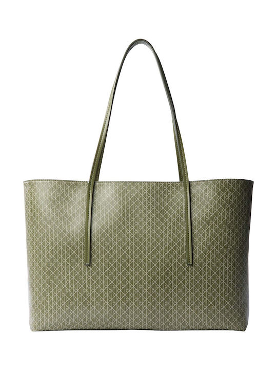 Calvin Klein Emblem Aop Fabric Women's Tote Bag...