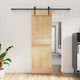 Sliding Door Natural Black 70 x 210 cm 3444911 ...