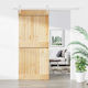Sliding Door Natural White 90 x 210 cm 3445179 ...