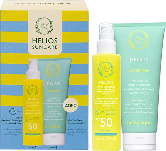 Fresh Line Helios Σετ με Αντηλιακό Σώματος & After Sun SPF50 2τμχ