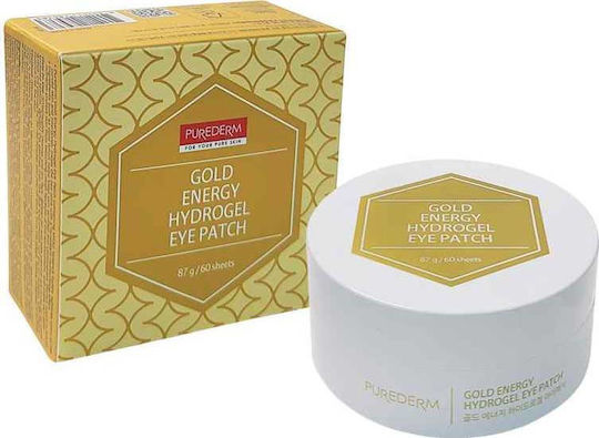 Хидрогел Пачове За Очи Нано-Злато Purederm Gold Energy Хидрогел 60 Бройки