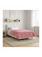 vidaXL Einzelbettbezug 140x220 Rosa