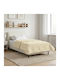 vidaXL Einzelbettbezug 155x220 Beige