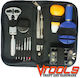 Vtools Κασετίνα με 13 Εργαλεία Επισκευής Ρολογιών