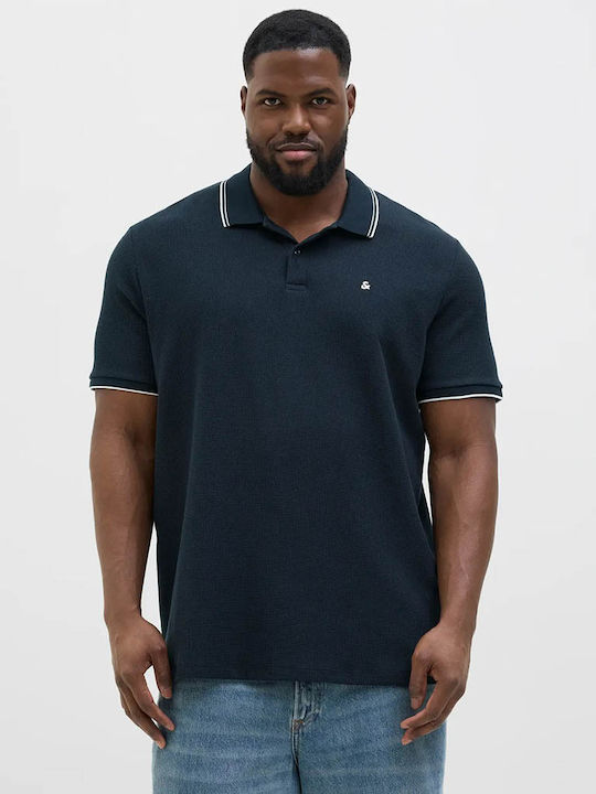 Jack & Jones Polo Μπλούζα Κοντομάνικη Sky Captain