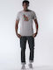 T-shirt Γκρι Ανοιχτό