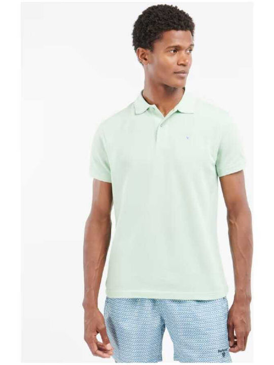 Barbour Polo Μπλούζα Dusty Mint