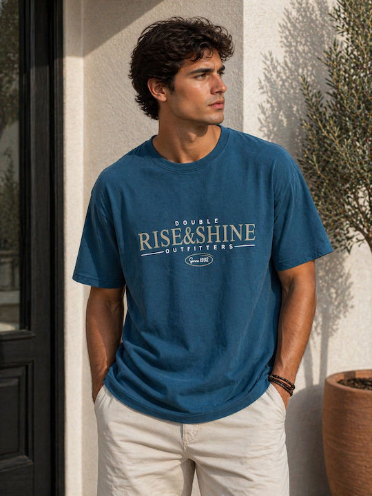 Double T-shirt Colonial Blue