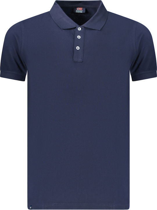 Polo Blouse Blue Blue