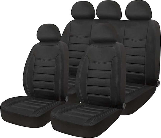 Cartech Καλυμματα Καθισματων Full Set Perfect Feeling 11τμχ Διαιρουμενο Pvc Maypo-maypo Υψηλης Ποιοτητας