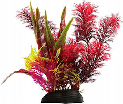 Aqua Natura Plant Aquarium Decoration Red-pink-green Plastic 20 Cm Various Plants