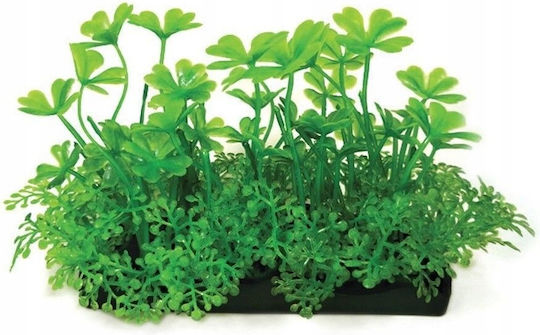 Aqua Natura Plant Decorațiune Acvariu Plantă Artificială Verde Plastic 10 Cm Trifoi
