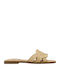 Women's Flat Sandals Beige