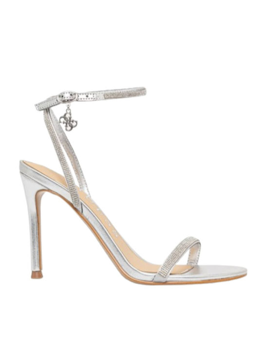 Guess Guess Damen Sandalen Silber