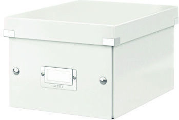 Leitz Archive Box 216 X 160 X 282 Mm Leitz Click Store Laminated Cardboard White