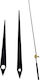 Indicatoare Ceasuri 8.5cm 10.5cm Mecanism Mic Metalici Negri Indicator Negru Secunde