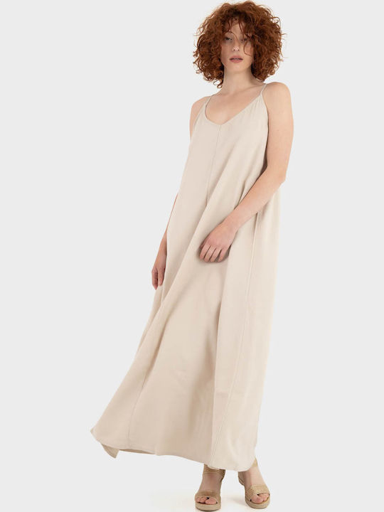 Only Sommer Maxi Kleid Pumice Stone