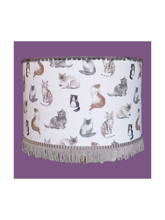 Lumini Suspendate All About Cats Dimensiuni 35*25 Eco Text Fabric