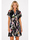 Summer Mini Dress Black SL-7002LR-26DR-Black