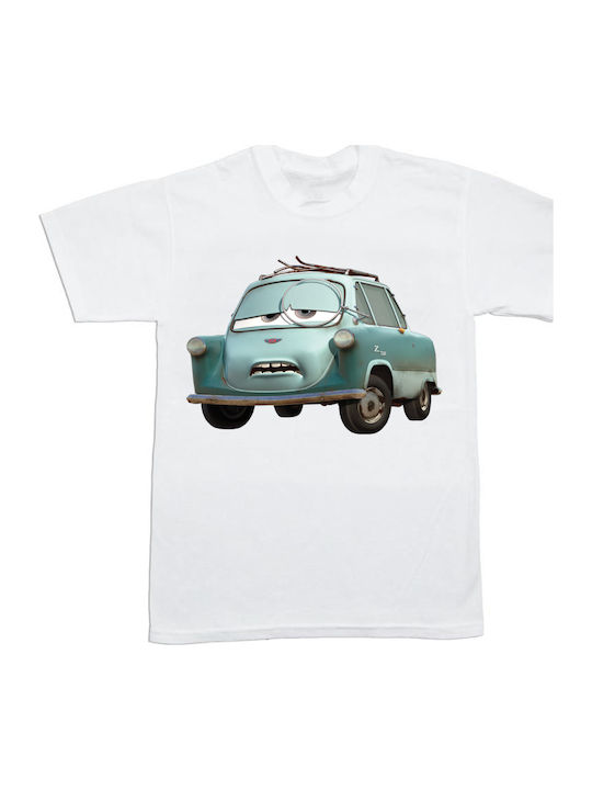 Παιδικό T-shirt Λευκή Cars