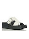 Platforme Dama Anatomici Tip Slip On Albe