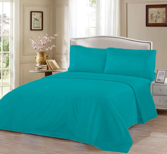 Kraft World Σετ Υπέρδιπλο 4τμχ 220x240εκ. Πράσινο Kraft World Σετ Υπέρδιπλο 4τμχ 220x240εκ. Πράσινο