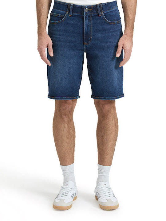 Lee Pantalon Scurt Denim Albastru Bărbați