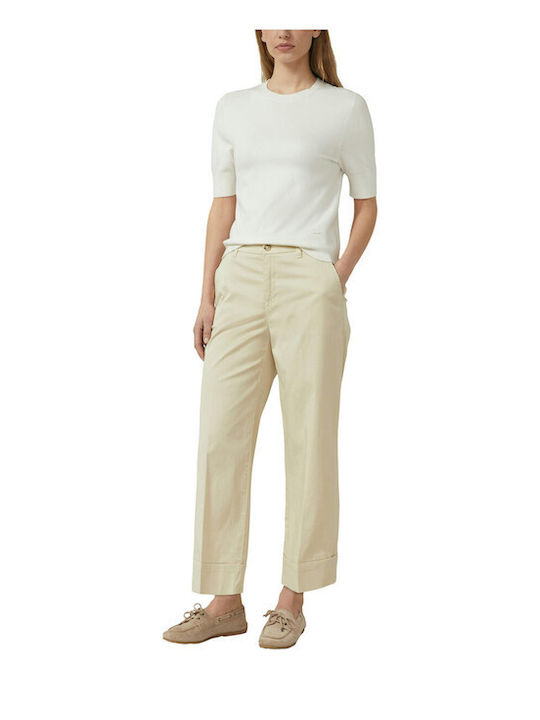 s.Oliver Women's Fabric Trousers Beige
