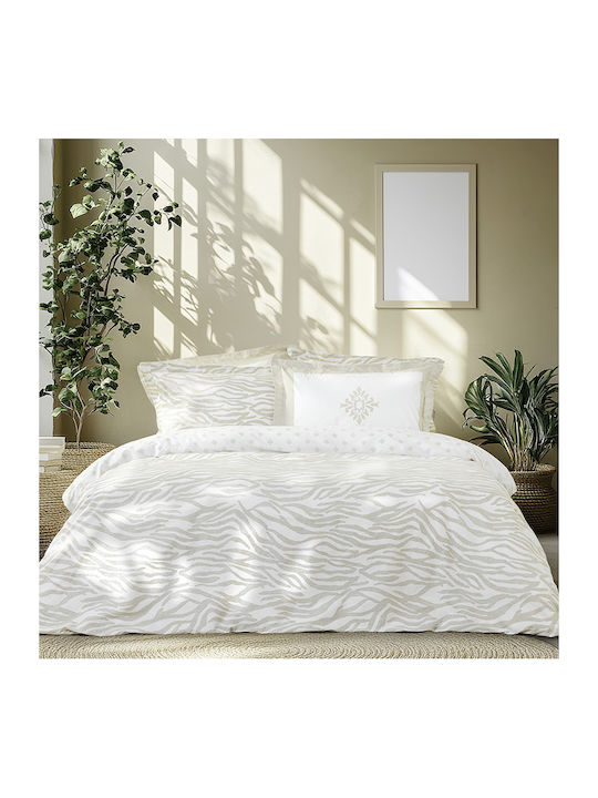 Nima Bettlaken Set King Size 270x280cm Ecru (4 Stück)
