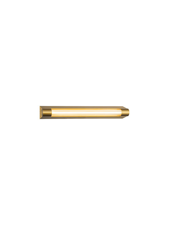 Aca Wall Lamp with Integrated LED and Warm White Light Bronze 40x7.8x6cm