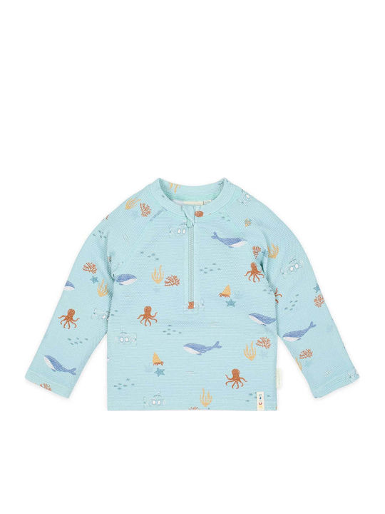 Little Dutch Kids Swimwear Rashguard With Long Sleeve Ocean Friends