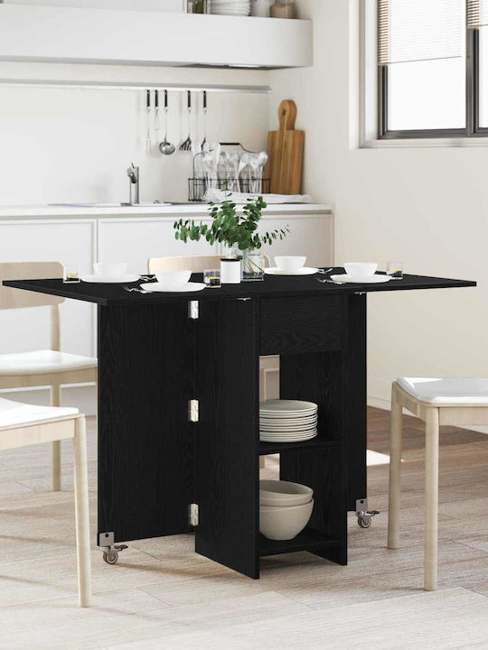 Masa De Dining Lemn Stejar Negru 115x70x75cm
