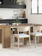 Masa Extensibilă de Dining din Lemn Prelucrat 180(+60)x85x75 cm