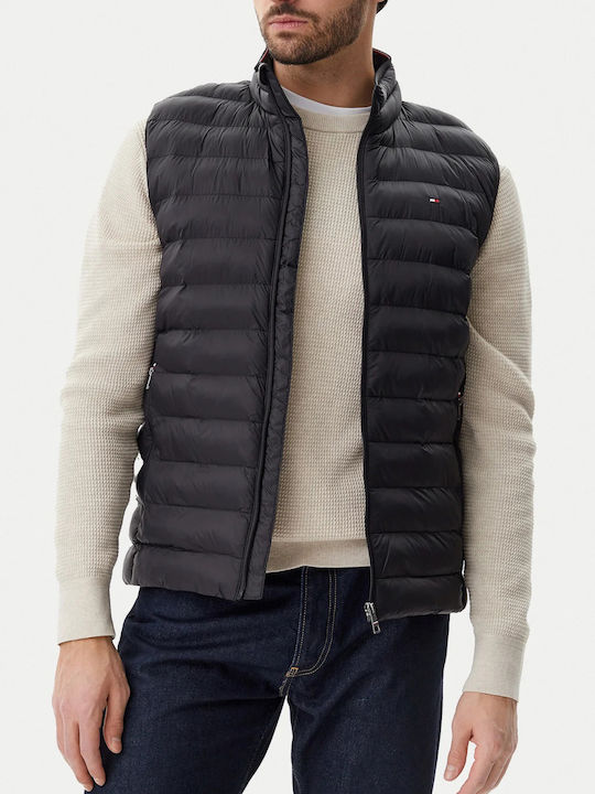 Tommy Hilfiger Αμάνικο Μπουφάν Μαύρο