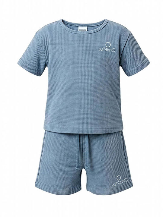 Παιδικό Σετ με Σορτς Καλοκαιρινό 2τμχ Light Blue