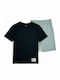 Kids Set With Shorts Summer 2 Pieces Black