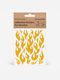 Bookman Reflective Stickers Flames Sticker