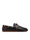 Leather Women's Loafers in Brown Colour