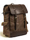 Tripmachine Τσάντα Πλάτης Βαλίτσα Μοτοσυκλέτας Rambler Backpack Tobacco Brown