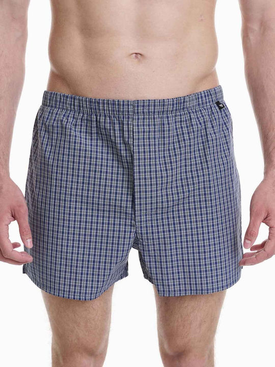 Men's Multicolour Checked Boxer