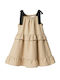 Kinderkleid Ärmellos Beiges