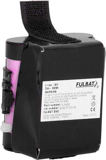 Fulbat Μπαταρία Εργαλείου Λιθίου 18V με Χωρητικότητα 2Ah