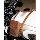 Tripmachine Leather Motorcycle Tank Straps Side Mount Triumph Bonneville Brown Tank Strap Right Side Fuel Inlet Tobacco